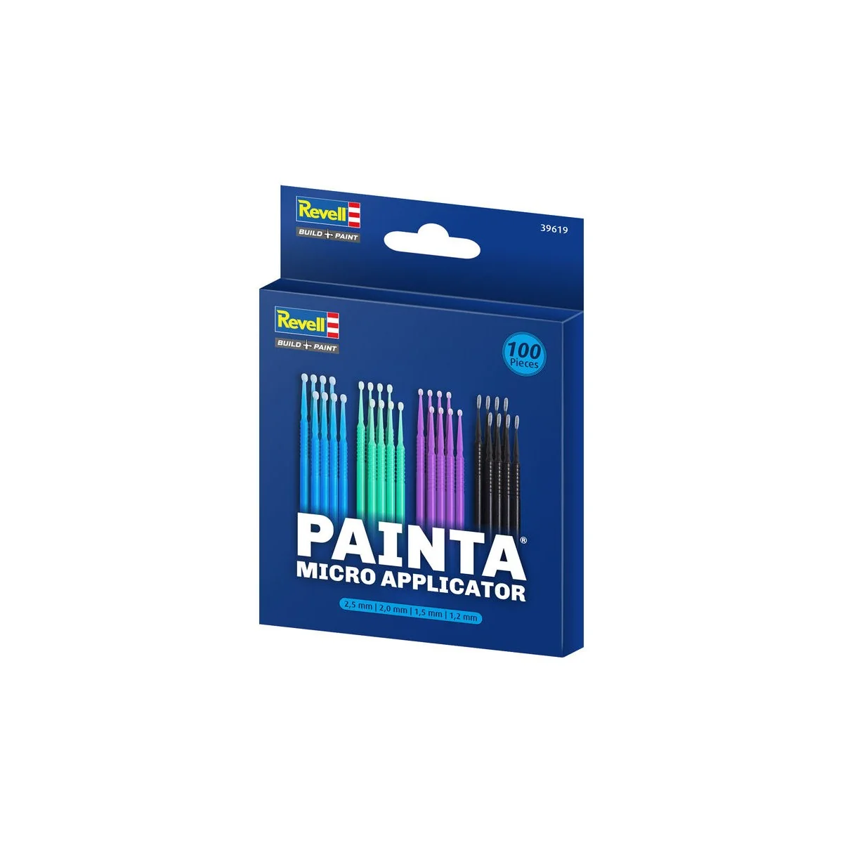 Micro Applicator / 100pcs / 2,5mm / 2,0mm / 1,5mm - Revell 39619