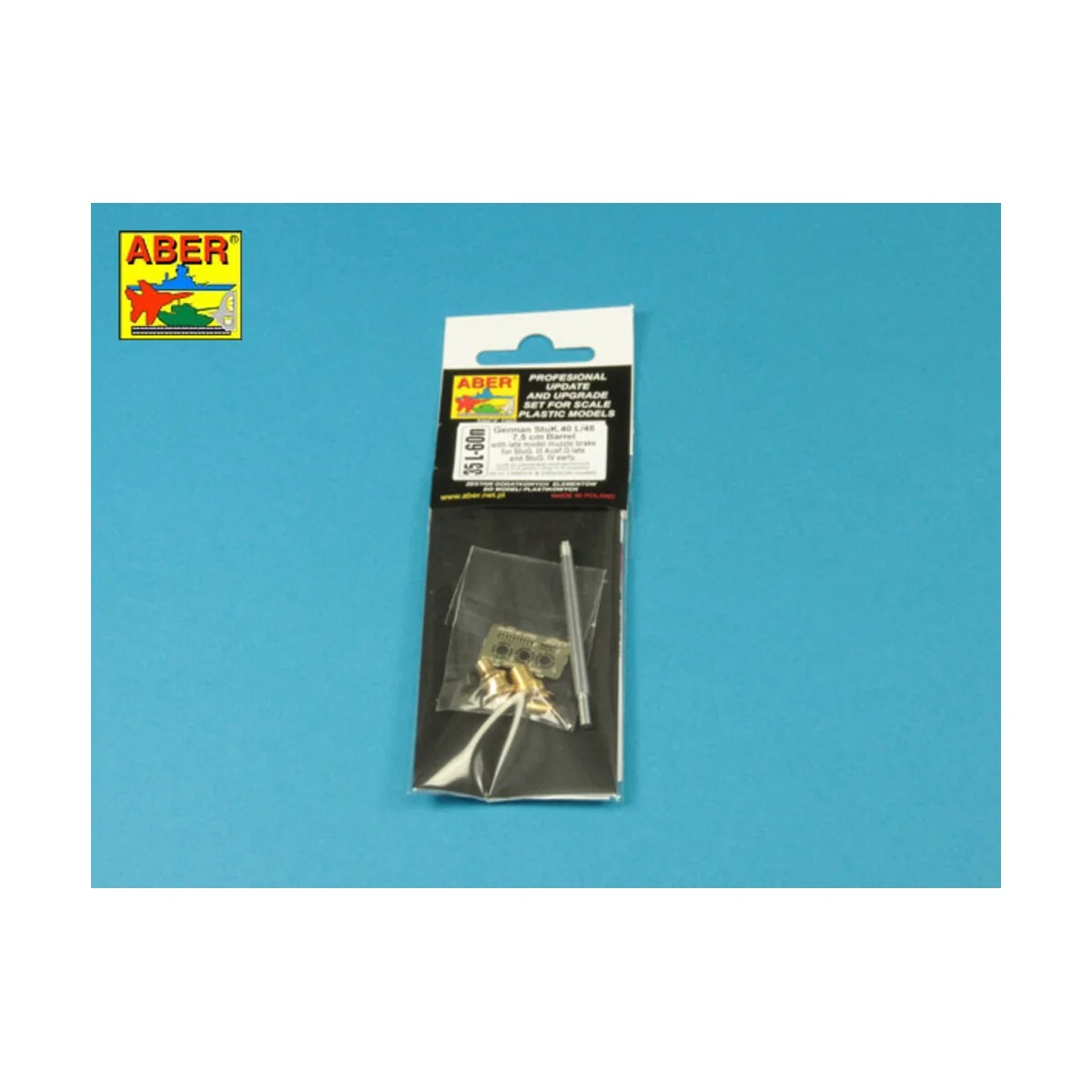 German StuK.40 L/48 7,5 cm Barrel with late muzzle brake for Stug.I...