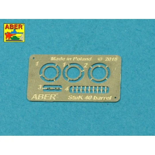 German StuK.40 L/48 7, 5 cm Barrel with late muzzle brake for Stug....