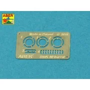 German StuK.40 L/48 7, 5 cm Barrel with late muzzle brake for Stug....