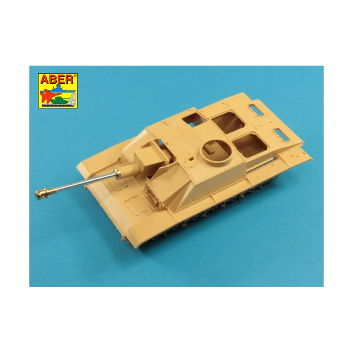 German StuK.40 L/48 7, 5 cm Barrel with late muzzle brake for Stug....