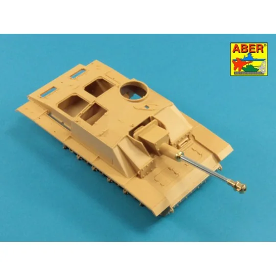 German StuK.40 L/48 7,5 cm Barrel with late muzzle brake for Stug.I...