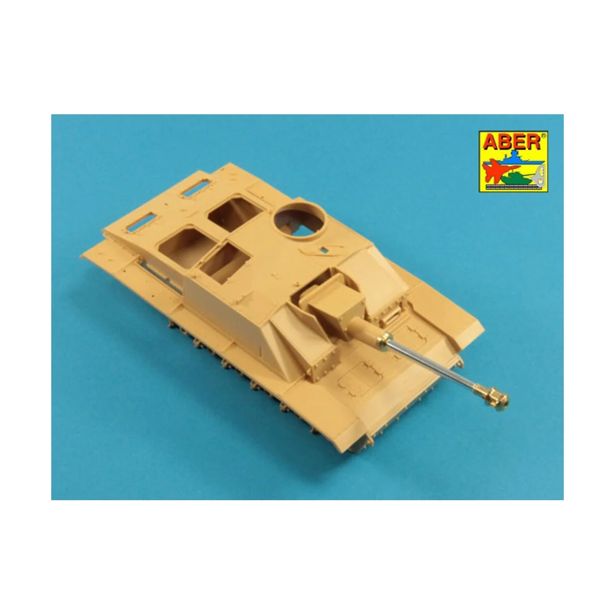 German StuK.40 L/48 7, 5 cm Barrel with late muzzle brake for Stug....