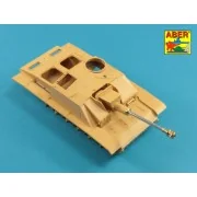 German StuK.40 L/48 7, 5 cm Barrel with late muzzle brake for Stug....