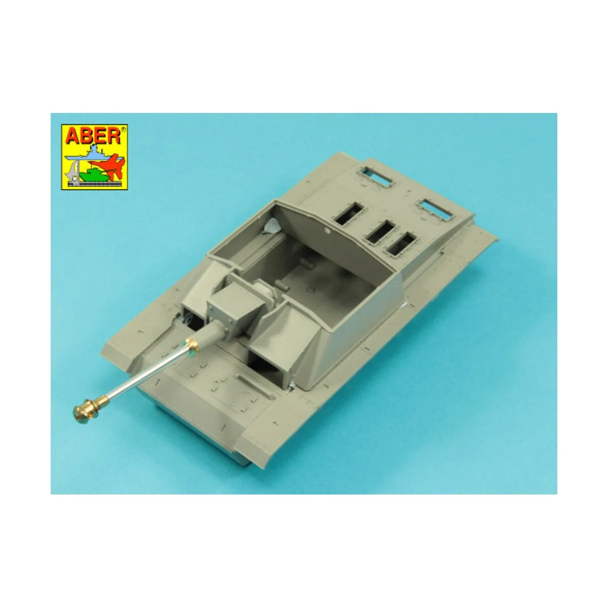 German StuK.40 L/48 7,5 cm Barrel with late muzzle brake for Stug.I...