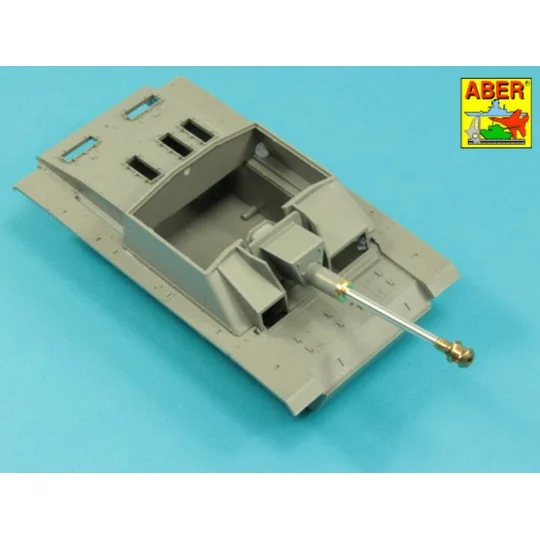 German StuK.40 L/48 7,5 cm Barrel with late muzzle brake for Stug.I...