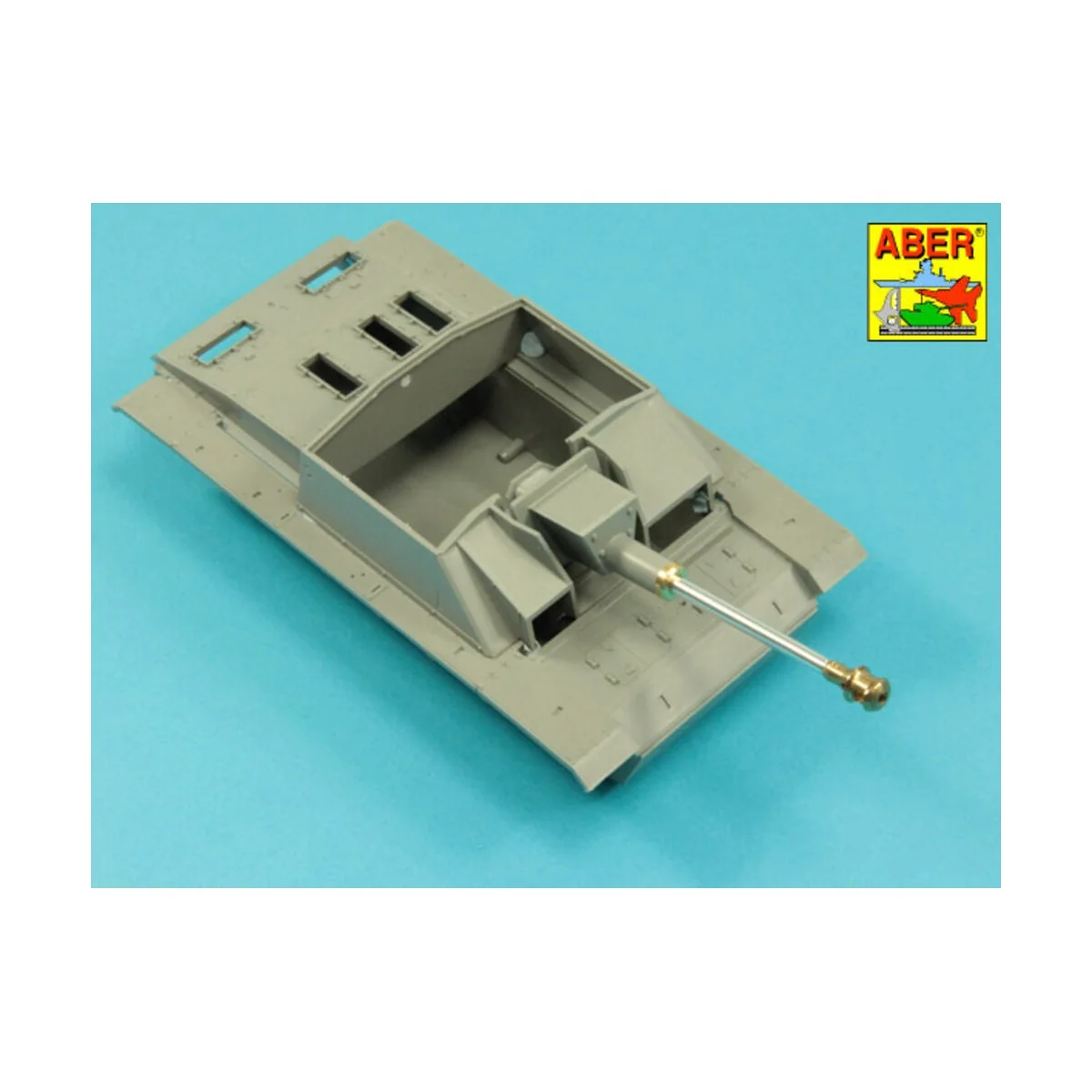 German StuK.40 L/48 7,5 cm Barrel with late muzzle brake for Stug.I...