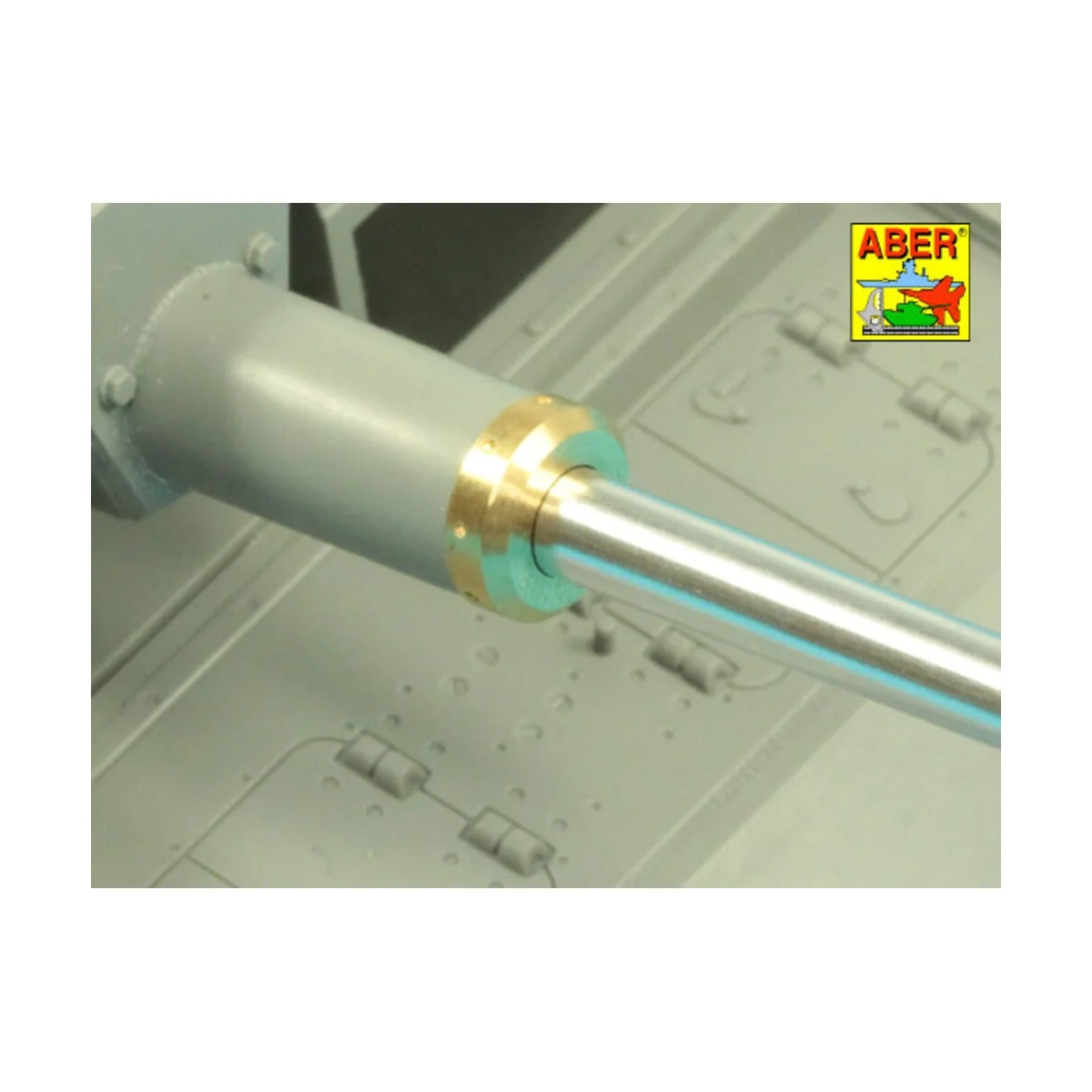 German StuK.40 L/48 7,5 cm Barrel with late muzzle brake for Stug.I...