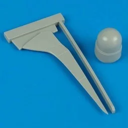 Beaufighter Mk X radar and tail fin für Hasegawa Bausatz, 1/72 - Qu...