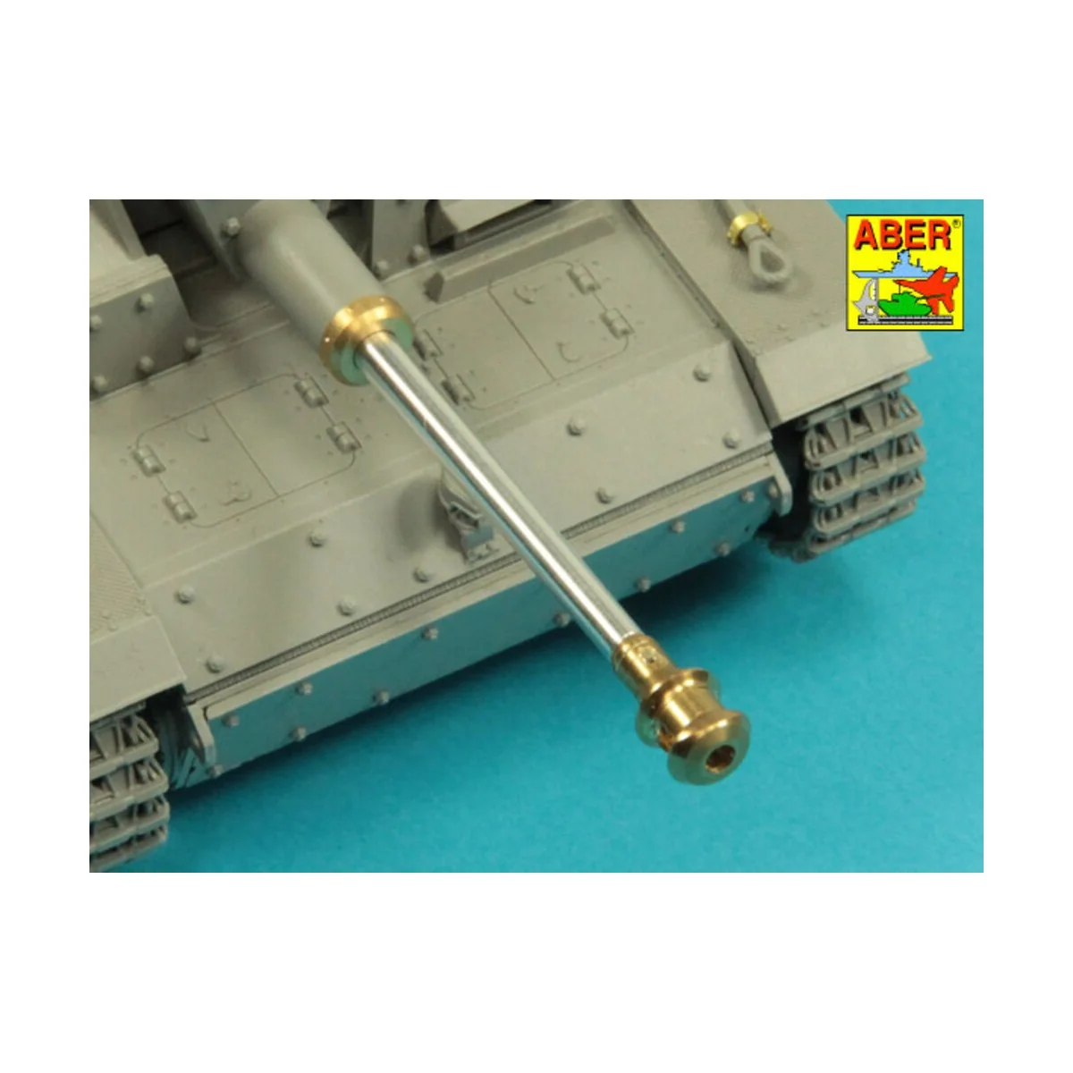 German StuK.40 L/48 7,5 cm Barrel with late muzzle brake for Stug.I...