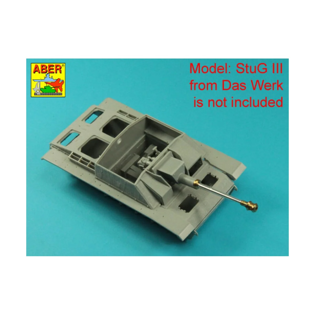 German StuK.40 L/48 7, 5 cm Barrel with late muzzle brake for Stug....