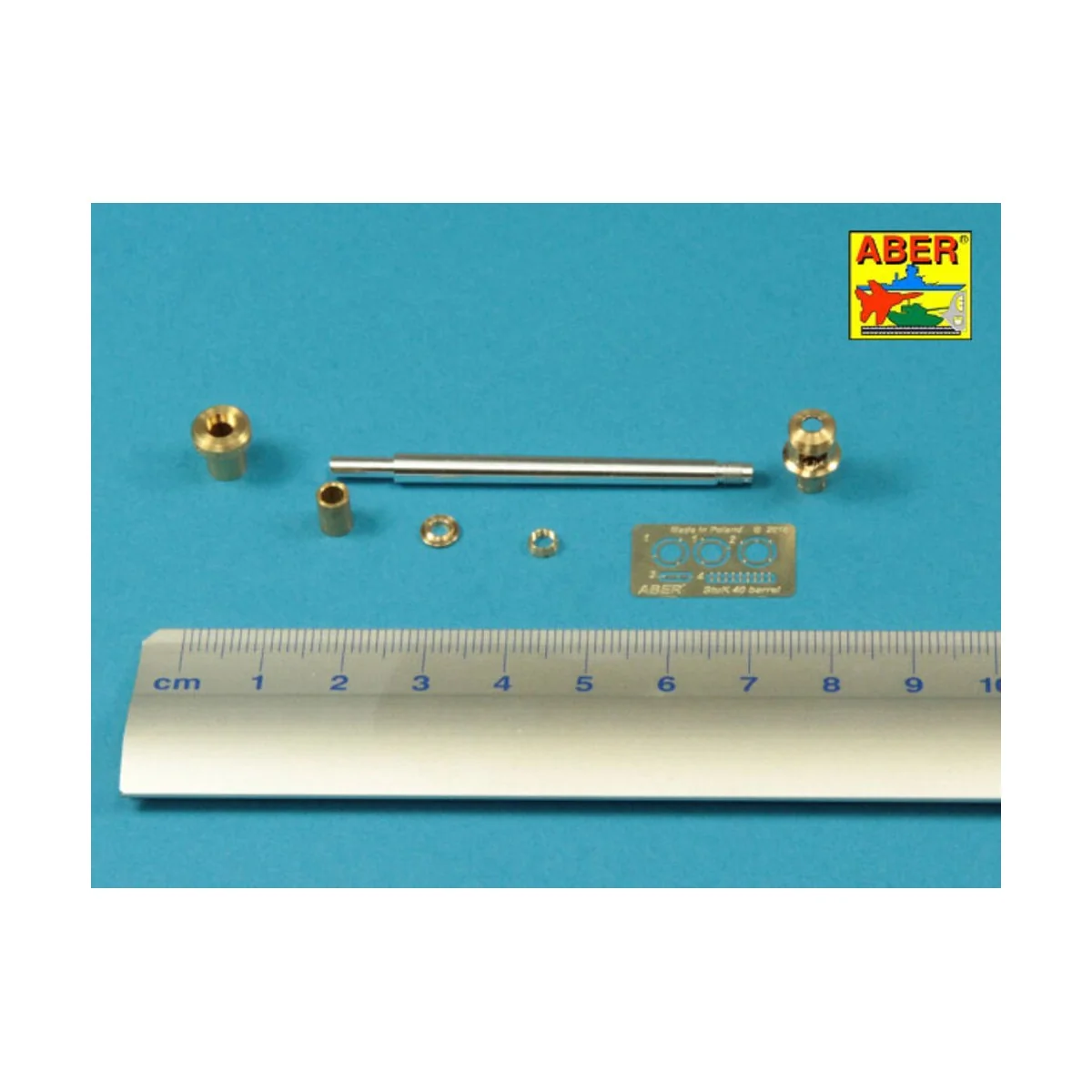 German StuK.40 L/48 7, 5 cm Barrel with late muzzle brake for Stug....