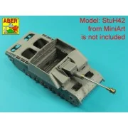 German StuK.40 L/48 7, 5 cm Barrel with late muzzle brake for Stug....