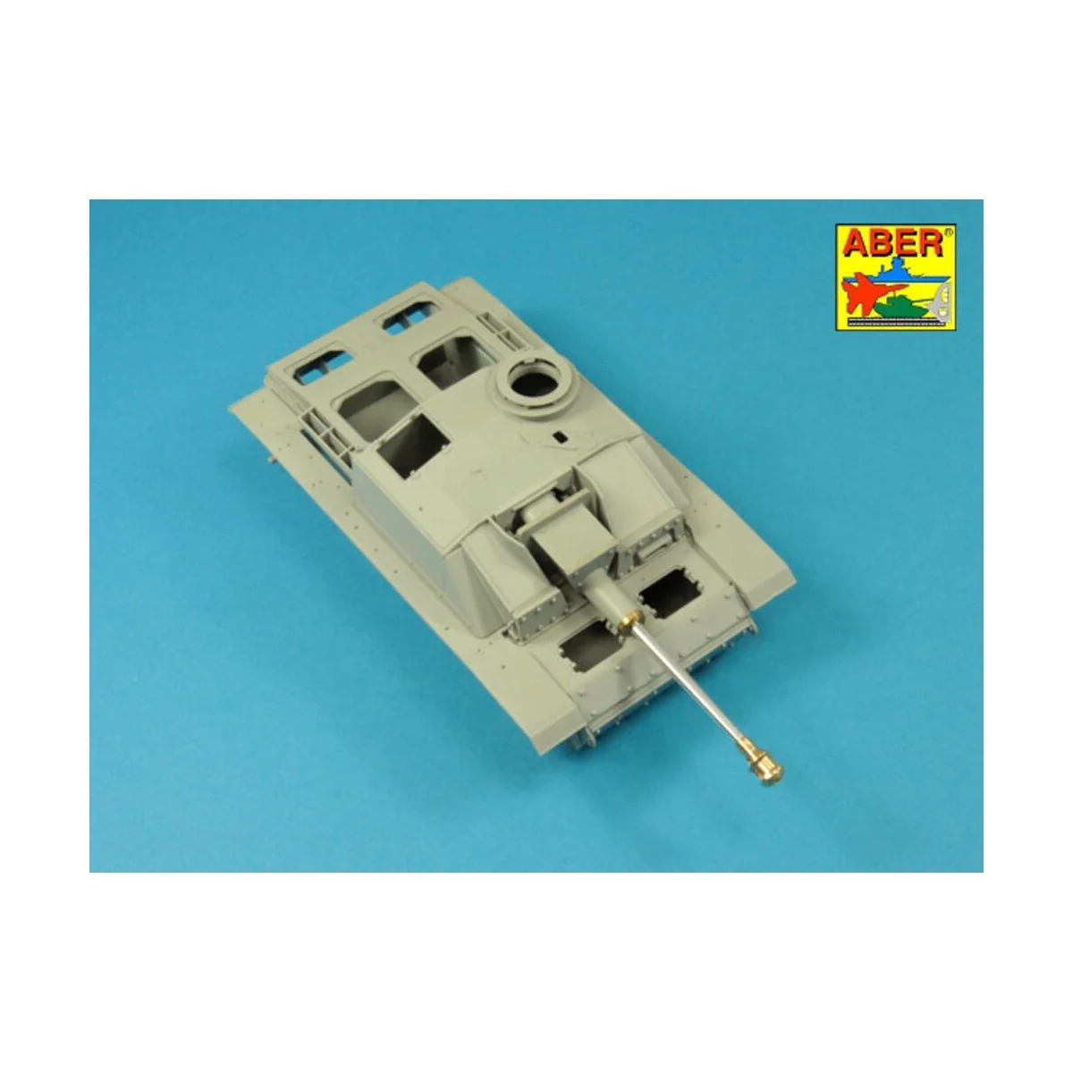 German StuK.40 L/48 7, 5 cm Barrel with late muzzle brake for Stug....