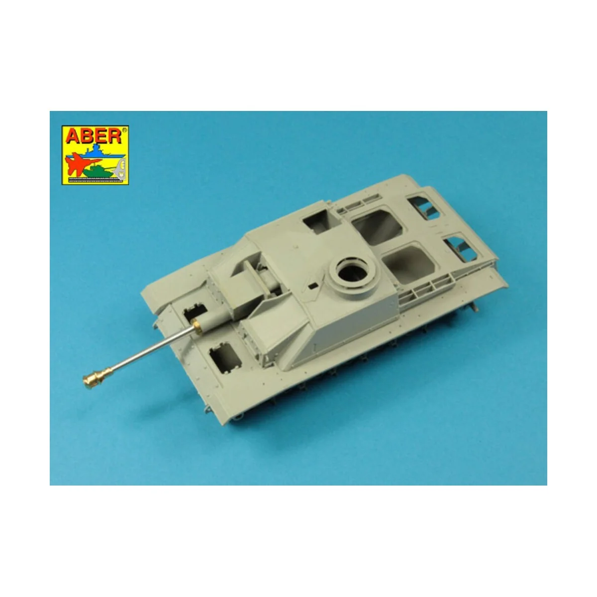 German StuK.40 L/48 7, 5 cm Barrel with late muzzle brake for Stug....