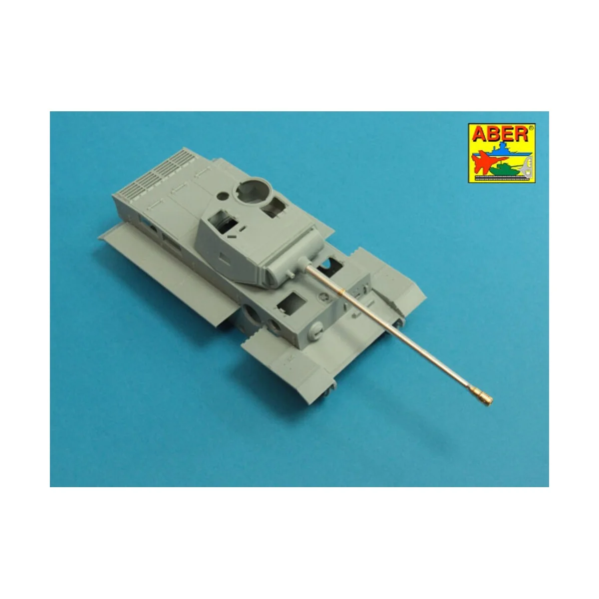 7,5cm/5,5cm Pak 41 L/57 gun barrel with muzzle brake for German Tan...