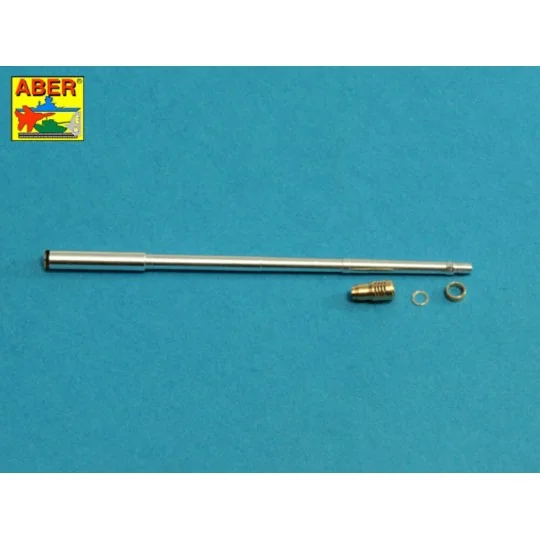 7,5cm/5,5cm Pak 41 L/57 gun barrel with muzzle brake for German Tan...