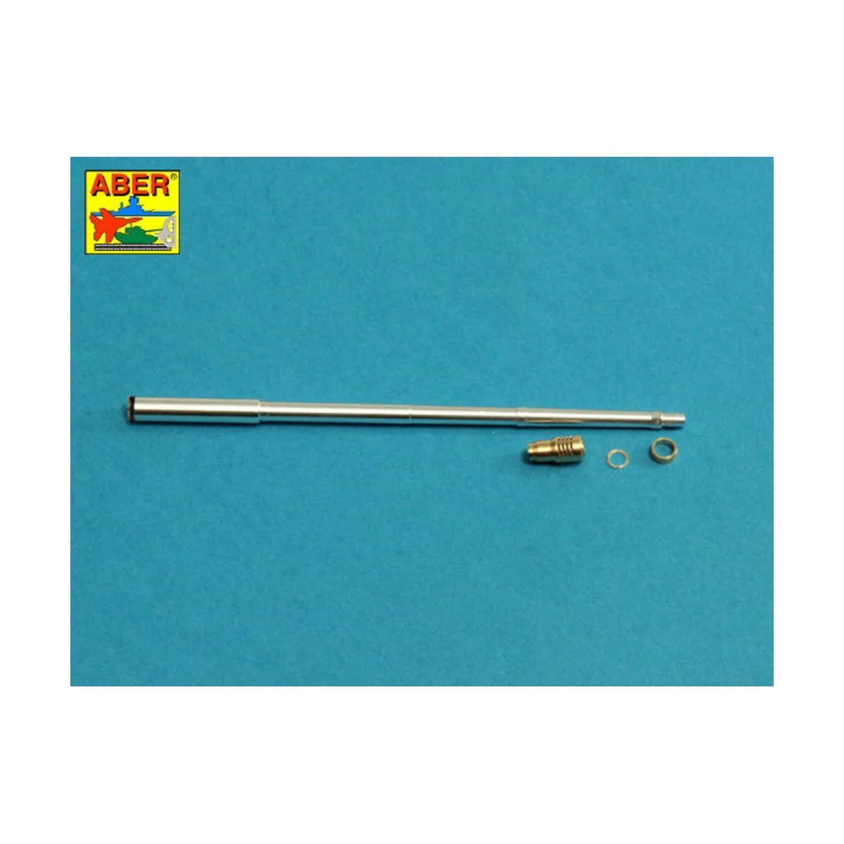 7,5cm/5,5cm Pak 41 L/57 gun barrel with muzzle brake for German Tan...