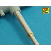 7,5cm/5,5cm Pak 41 L/57 gun barrel with muzzle brake for German Tan...