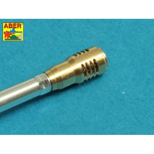 7,5cm/5,5cm Pak 41 L/57 gun barrel with muzzle brake for German Tan...