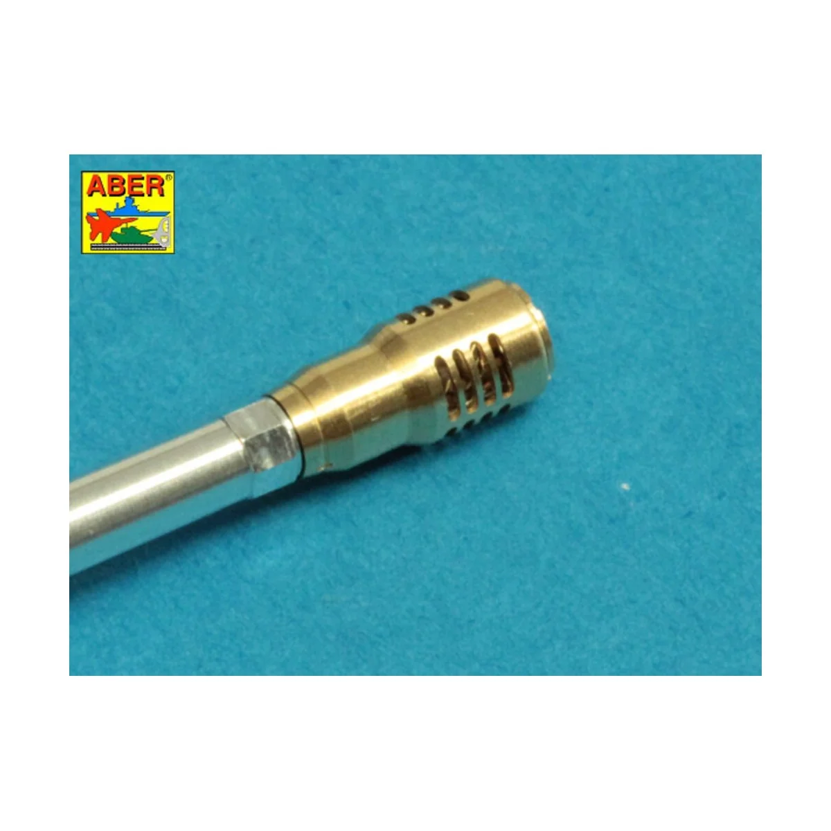 7,5cm/5,5cm Pak 41 L/57 gun barrel with muzzle brake for German Tan...