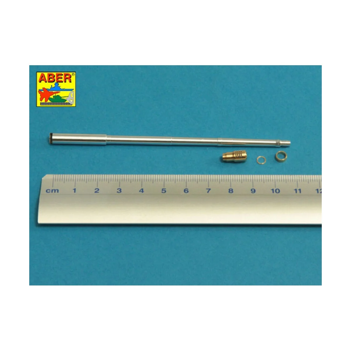 7,5cm/5,5cm Pak 41 L/57 gun barrel with muzzle brake for German Tan...