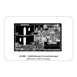 German A/T Gun PAK 38 (only plate), 1/35 - Aber Models 35096X