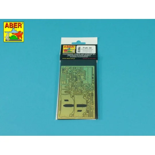 German A/T Gun PAK 38 (only plate), 1/35 - Aber Models 35096X German A/T Gun PAK 38 (only plate), 1/35 - Aber Models 35096X