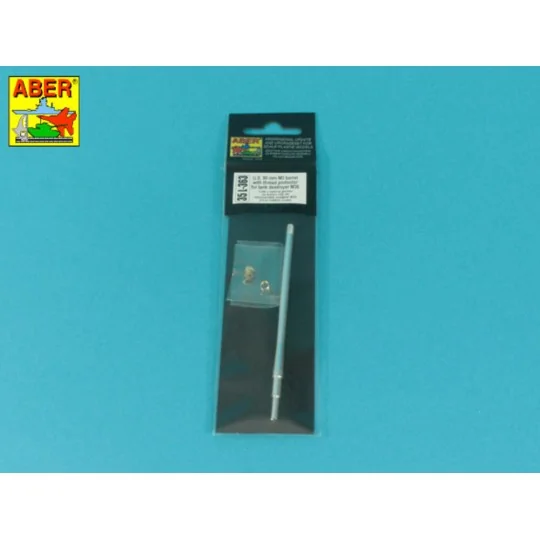 90 mm M3 barrel with thread protector for tank destroyer M36, 1/35 ... 90 mm M3 barrel with thread protector for tank destroyer M36, 1/35 ...