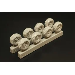 Wheels for 9K714 OKA (SS-23 Spider) for Hobby Boss, 1/72 - Hauler H...