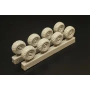 Wheels for 9K714 OKA (SS-23 Spider) for Hobby Boss, 1/72 - Hauler H...