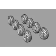 Wheels for 9K714 OKA (SS-23 Spider) for Hobby Boss - Hauler HLH72148