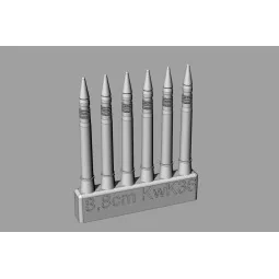 8.8cm KwK36 ammo for Pz.VI Tiger, 1/72 - Hauler HLH72151