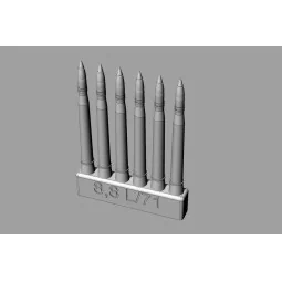 8, 8cm KwK 43/2 L/71 for Kingtiger/JgPpanther/Elephant/Nashorn, 1/7...