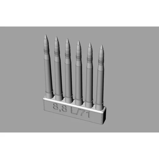 8, 8cm KwK 43/2 L/71 for Kingtiger/JgPpanther/Elephant/Nashorn, 1/7...