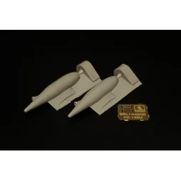 Refueling pod KC-130J (2pcs), 1/144 - Brengun BRL144200