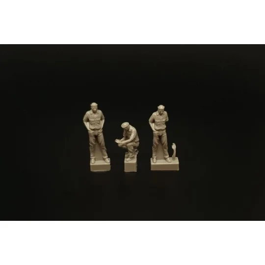US Navy Sailors for WW2 Dioramas, 1/144 - Brengun BRL144201