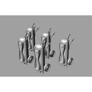 RAF large extingusher (5pcs) - Brengun BRL144202