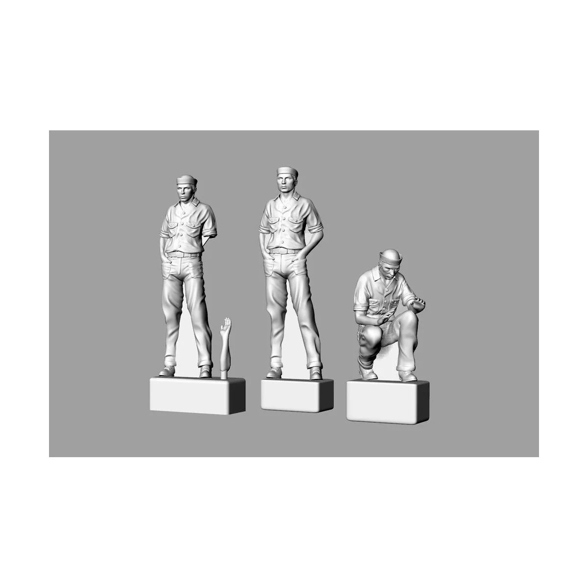 US Navy Sailors for WW2 Dioramas, 1/72 - Brengun BRL72294