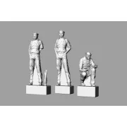 US Navy Sailors for WW2 Dioramas, 1/72 - Brengun BRL72294