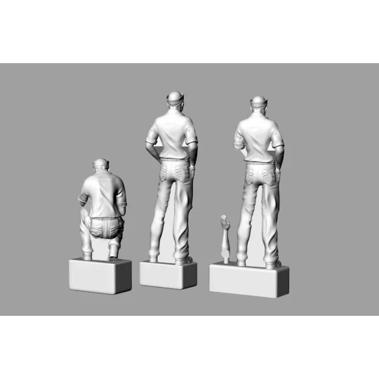 US Navy Sailors for WW2 Dioramas, 1/48 - Brengun BRL48181