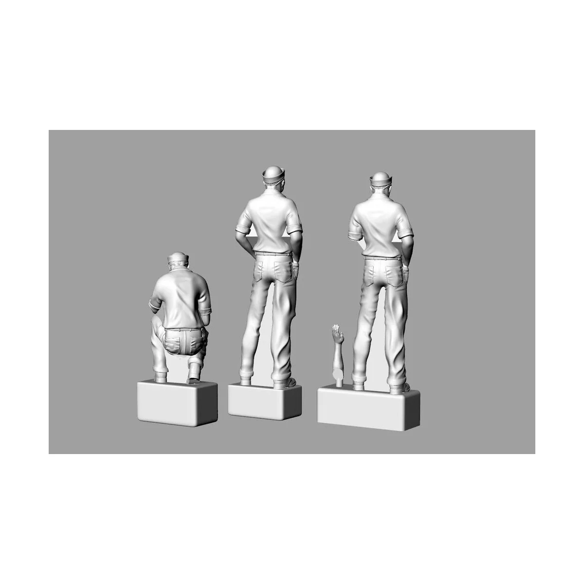 US Navy Sailors for WW2 Dioramas, 1/48 - Brengun BRL48181