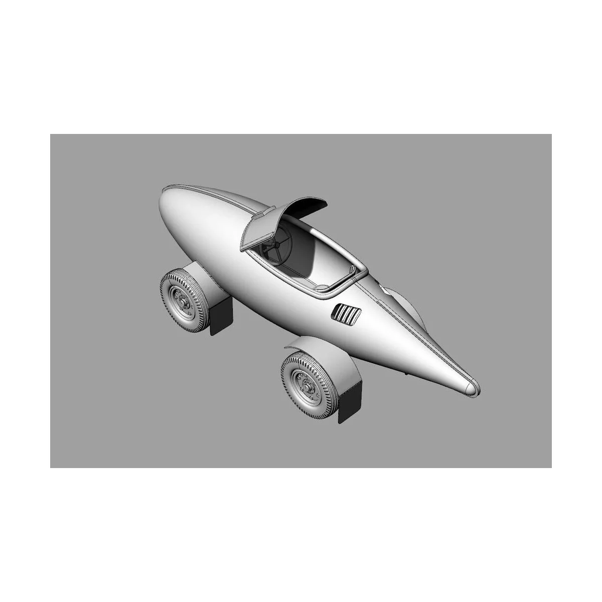 U.S. Belly tank car, 1/48 - Brengun BRS48018 U.S. Belly tank car, 1/48 - Brengun BRS48018