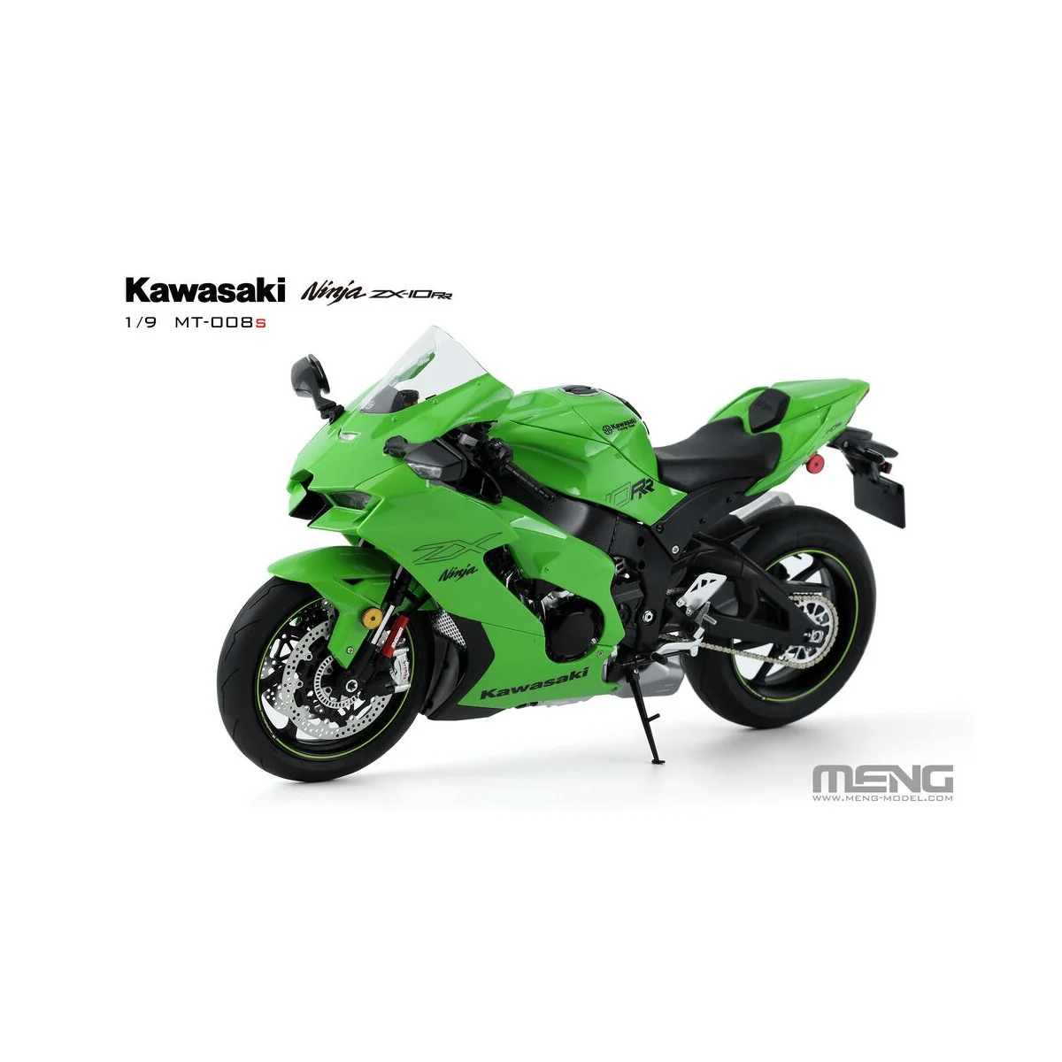 Kawasaki ZX-10RR (Pre-colored Edition), 1/9 - MENG-Model MT-008s