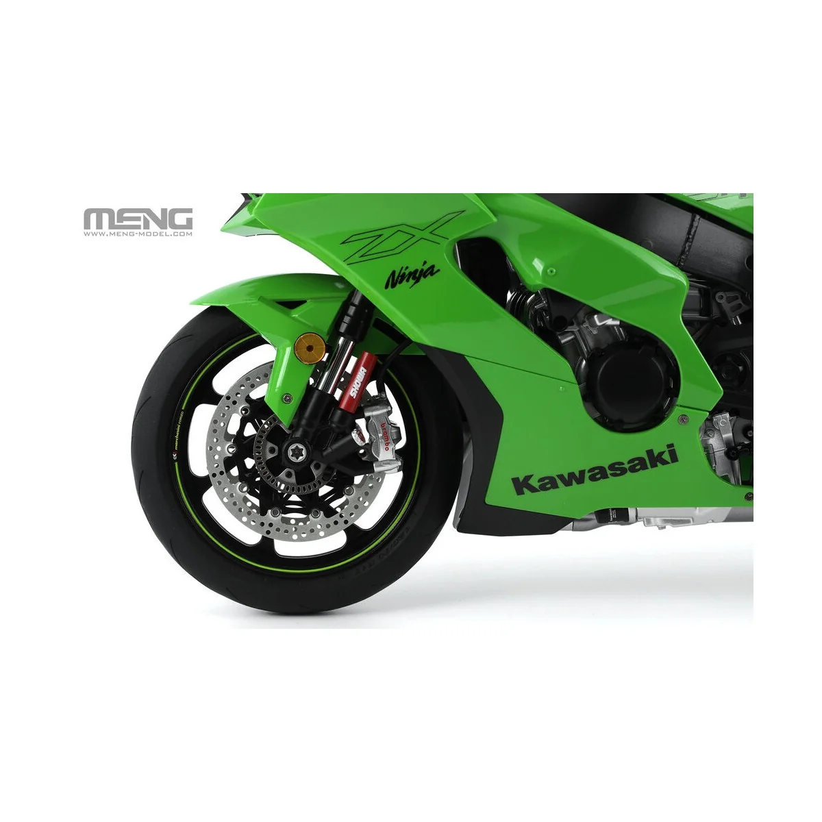 Kawasaki ZX-10RR (Pre-colored Edition), 1/9 - MENG-Model MT-008s