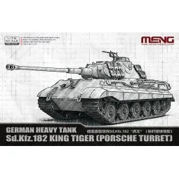 German Heavy Tank Sd.Kfz.182 King Tiger (Porsche Turret), 1/72 - ME...