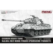 German Heavy Tank Sd.Kfz.182 King Tiger (Porsche Turret), 1/72 - ME... German Heavy Tank Sd.Kfz.182 King Tiger (Porsche Turret), 1/72 - ME...