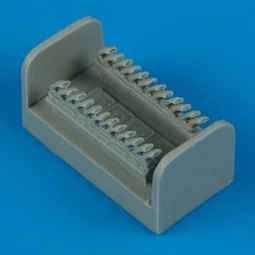 P-400 Airacobra exhaust für Academy Bausatz - Quickboost QB72 145