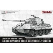 German Heavy Tank Sd.Kfz.182 King Tiger (Henschel Turret), 1/72 - M...