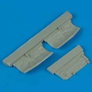 F-16 undercarriage covers für Hasegawa Bausatz, 1/72 - Quickboost Q...